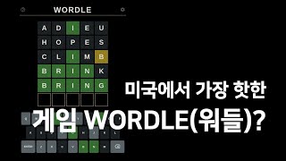 미국에서 가장 핫한 게임 WORDLE워들 [upl. by Ellebana]