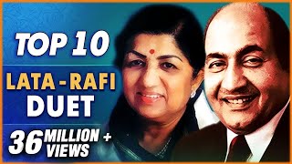 Mohammad Rafi amp Lata Mangeshkar Hits  Top 10 Lata amp Rafi Duet Songs  Old Hindi Songs Collection [upl. by Vel]