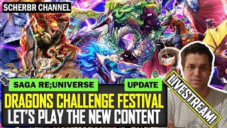 Dragons Challenge Festival Lets Play The New Content Livestream  Romancing SaGa reUniverSe [upl. by Neo]