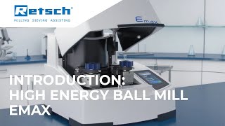 High Energy Ball Mill Emax RETSCH highenergyballmill laboratoryinstruments [upl. by Hachman]