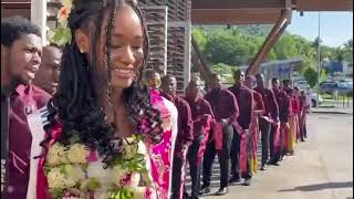 Miss Mayotte 2023 Houdayifa Chibaco accueillie à Mayotte suite au concours national de Miss France [upl. by Ame648]