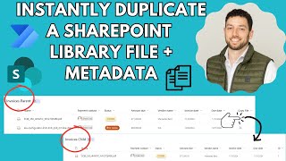 How to Instantly Duplicate SharePoint Library Files  Metadata [upl. by Nenad]