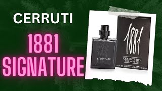 Cerruti 1881 Signature fragrance review [upl. by Roxanna641]