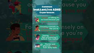 Common Inattentive ADHD Experiences [upl. by Stalk]