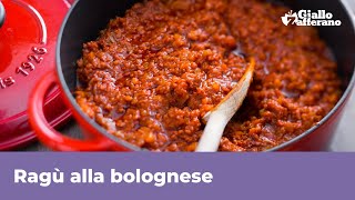 RAGÃ™ ALLA BOLOGNESE  RICETTA ORIGINALE per lasagne e tagliatelle [upl. by Essile819]