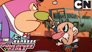 ExMayor vs Mayor  The Powerpuff Girls Classic  Cartoon Network [upl. by Isiad]