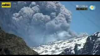 Montan plan de evacuación por erupción del volcán Copahue [upl. by Davon106]