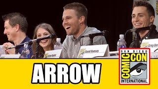 ARROW Comic Con 2016 Panel Highlights Part 1  Stephen Amell Emily Bett Rickards Season 5 [upl. by Franek378]