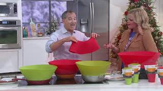 Frywall Set of 2 Silicone Splatter and Spill Stoppers on QVC [upl. by Shaughn]