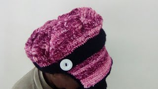 Tuto tricot béret facile pour femme au crochetpart12 [upl. by Salzhauer343]