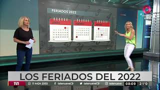 Feriados 2022 el Gobierno confirmó el cronograma y así quedó el calendario [upl. by Scheck]