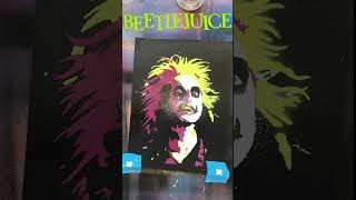 Its Showtime Beetlejuice Beetlejuice Beetle crazy spray paint art using stencils [upl. by Enninaej]