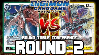 Examon VS Kentaurosmon  Digimon Card Game BT13 Round Table Conference ROUND 2 [upl. by Amiel]