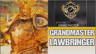 Hitting Grandmaster with Lawbringer  For Honor Rep 70 Lawbringer Duels [upl. by Zavras354]