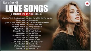 Love Songs 80s 90s 💌💌 Top Hits English Love Songs Collection Album 💖 Relaxing Love Songs [upl. by Aytak728]