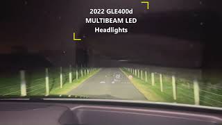 Mercedes Multibeam LED headlights [upl. by Enahc]