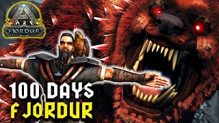 I Survived 100 Days in ARK Fjordur [upl. by Dewitt]