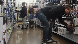 I Crapped My Pants At Walmart Fart Prank [upl. by Suoirrad]