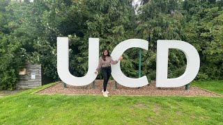 MY FIRST DAY AT University College Dublin UCD  INDIAN STUDENT  Post Covid  VLOG 8 [upl. by Dnaltruoc]