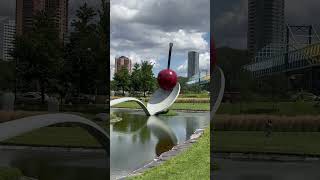 Iconic Spoonbridge and Cherry at Minneapolis Sculpture Garden [upl. by Eyahc862]