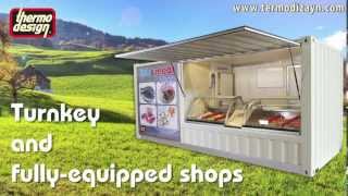 Container type of mobile shops for butchery and fishery [upl. by Wolfgram159]