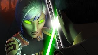 Star Wars Rebels Ezra vs sabine [upl. by Hutner]