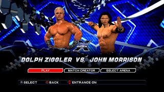 WWE SmackDown VS Raw 2011 PS3  Dolph Ziggler VS John Morrison 2KmClassic [upl. by Llerol]