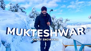 Mukteshwar Uttarakhand  Snowfall Like Never Before [upl. by Enivid]