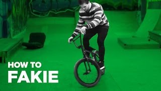 How to Fakie BMX [upl. by Adnylg188]