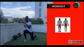 HIIT workout n3  cardio  lower body Erickson fit sprint [upl. by Oicafinob]