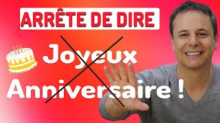 10 Façons de Souhaiter un Joyeux Anniversaire en Français [upl. by Ettenay]