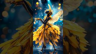 A Woman Fuses with A Bee on AGT americagottalent agt magic talent shorts [upl. by Attiuqal]