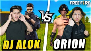 Dj Alok Vs Orion  Bhai Vs Bhai Clash Squad Battle Who Will Win  Garena Free Fire [upl. by Spatola852]