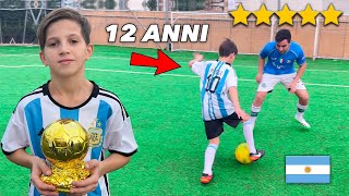 L’erede di MESSI ha 12 anni 😱 PALLONE D’ORO DEI BAMBINI fenomeno del calcio [upl. by Anavoj]