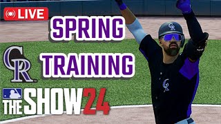 LIVE Colorado Rockies Draft Only Spring Training Morillo Salas Dollander amp More [upl. by Norman583]