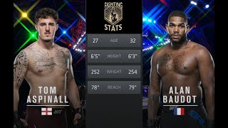 Tom Aspinall vs Alan Baudot Full UFC Fight Night Breakdown [upl. by Wise]