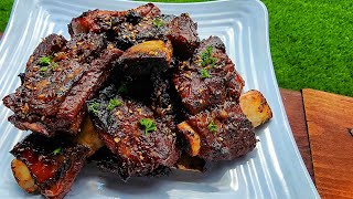 How to Cut and Grill Beef Short Ribs  Kalbi  Korean BBQ [upl. by Heilner]