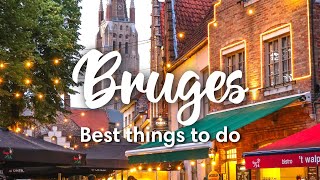 BRUGES BELGIUM  5 Things You SHOULD do in Bruges [upl. by Blight]