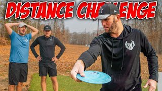 How Far Can We Throw  Disc Golf Distance Competition [upl. by Nanyt]