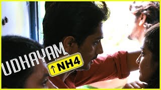 Udhayam NH4  Tamil Movie  Scenes  Clips  Comedy  Songs  Siddharth threatens Kay Kay Menon [upl. by Rovaert]