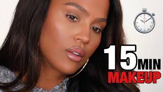 MY 15 MIN MAKEUP ROUTINE  MAKEUPSHAYLA [upl. by Burke]