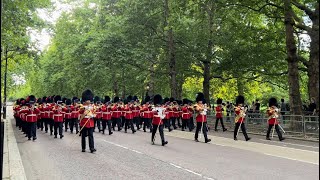 Massed Bands of the Guards Division March to the Musical Military Spectacular [upl. by Elleynod]