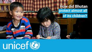 How did Bhutan protect its children from deadly diseases  UNICEF [upl. by Deste792]