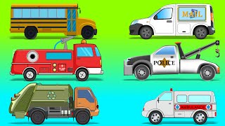 Community Vehicles  Cars And Trucks For Kids [upl. by Byrd]