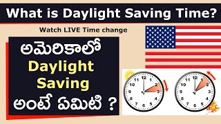 Daylight Saving Time in USA  What is Daylight Saving Time in Telugu [upl. by Iaverne444]