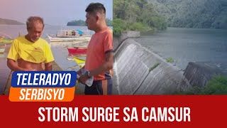 Storm surge threatens 8K families in CamSur due to ‘Pepito’  Teleradyo Serbisyo 15 November 2024 [upl. by Ruenhs560]