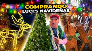 🎄COMPRANDO LUCES NAVIDEÑAS de MADRUGADA estos son los precios [upl. by Dacey]