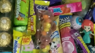 Many Candies lollies toys jellies chocolates  wafers kisses toffees [upl. by Whitford]