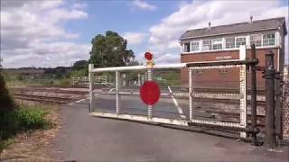 Bishton Level Crossing  Newport South Wales [upl. by Heydon]