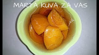 RECEPT ZA KOMPOT OD BRESKVI [upl. by Anisirhc]